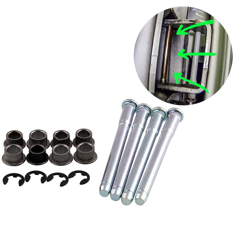 LEDAUT Door Hinge Pin and Bushing Repair Kits (4 pins 2 Door) for 1994-2004 Chevy S10 & GMC S15 - Image 4